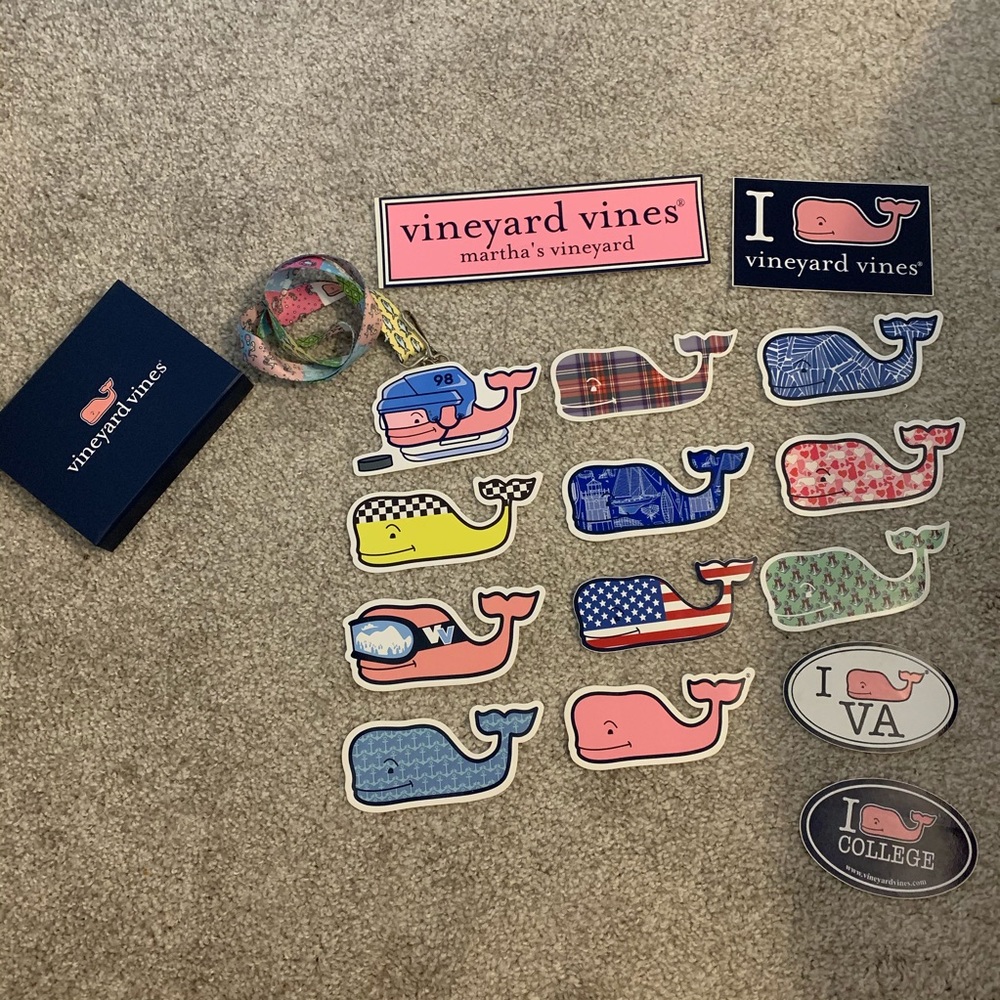 Vineyard Vines Sticker Lot Preppy Stickers